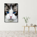 5D DIY Diamond Painting Full Drill Cross Stitch Cat Art Embroidery Mosaic