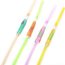 50Pcs Fruit Juice Cocktail Straws Beach Party Umbrella Plastic Drinking Straw LJ