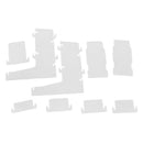 Transparent Dice Tower w/ 15 Pcs Dice TRPG Dice Box Collectible Game Supply