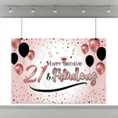 21st Birthday Backdrop Wall Decor Photo Studio Photography Background Cloth