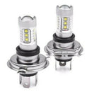 1Pc H4 9003 Fog Light LED Headlight 80W Hi/Lo 90W Beam Driving DRL Lamp Whit-