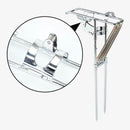 Automatic Double Springs Angle Pole Fish Pole Bracket Fish Rod Holder Supp LFM
