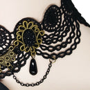 Steampunk Gothic Bat Collar Lace Choker Pendant Necklace Charm Jewelry Gift AME