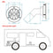 Gravity Water Inlet Pressure Regulator Filler Entry for Caravan RV White AU