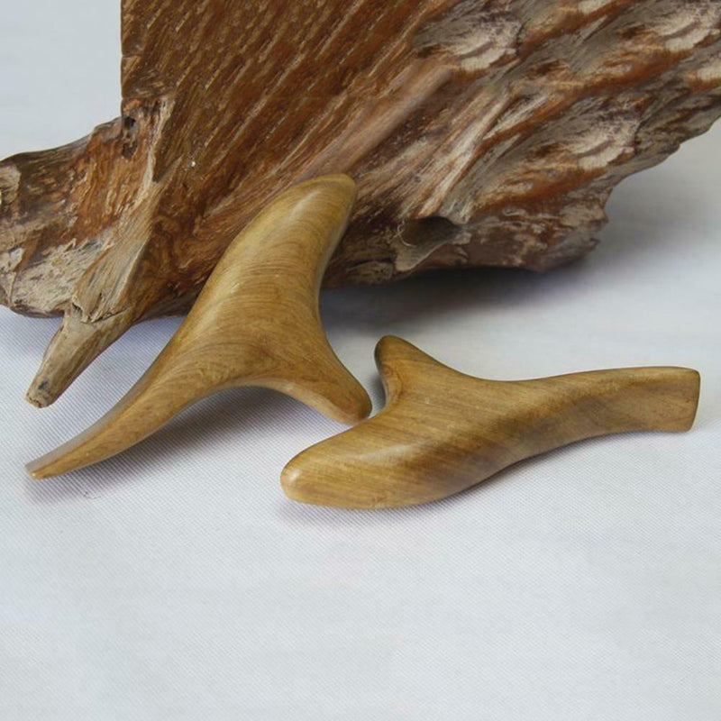 Acupressure Stick Wooden Foot Reflexology Hand Massagers Massage Body Tool M7D4