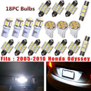 White 18-LED-SMD 6000K Strip Light For Car Trunk Cargo Interior Illuminati SWQ