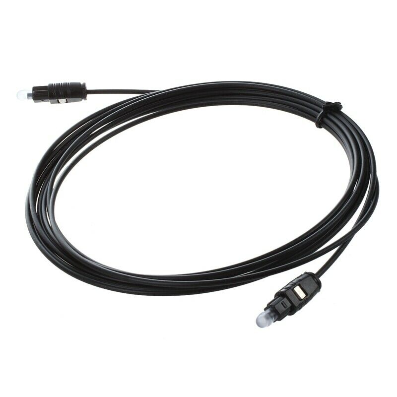 Male to Male Plug Optical Fiber Digital Audio Cable Lead 9.8Ft for DVD HDTV M7L2