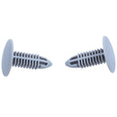 30 Pieces Plastic fastening screws Gray Flange Fender Bumpers Clips For 6mm