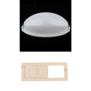 2pcs Oval Sauna Light- Explosion Proof Sauna Light Lamps with Cedar Sauna Louvre