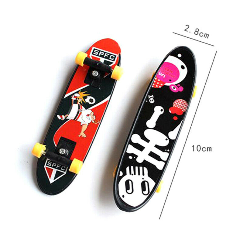Plastic Mini Skate Finger Skateboarding Fingerboard Novelty Toys For Boys Gi Ew