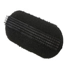5X(2 Pcs Black Sponge Hair Clip Volume Bumpit Padding Bun Updo G8I1)