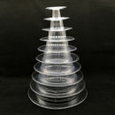 10 Tier Tower Macaron Macaron Display Stand Round Cake Stand PVC Tray Birth