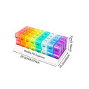 Case 32 Compartments Tablets Storage Vitamins AM PM One Month Pill Box Everyday