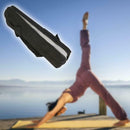 Yoga Bag Portable Nylon Pilates Adjustable Strap Washable Portable Bag