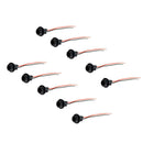 2x 10 Pieces T10 W5W 158 501 Car Socket Extension LED Wedge Light Connector