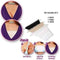 3Pcs Peep Invisible Bra Sexy Lace Set