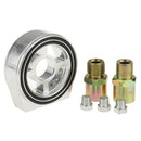 M20 Aluminum Oil Filter Cooler Sandwich Block Adapter Gauge Sensor Plate