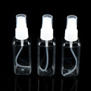 5pcs 50ml Transparent Spray Bottles Portable Bottle Travel Container Refilla Hn
