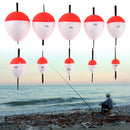 10pcs EPS Fishing  Sea Fish Float Set 2g-50g with Sticks Pesca Tackle