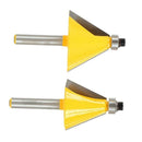 15&30 Degree Chamfer & Bevel Edging Router Bit Woodworking Cutter 1/4' Shank