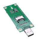 Mini PCI-E Wireless to USB Adapter Card With SIM Card Slot Test WWAN Module