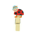 10 PCS Butterfly Bee Wood Clips Photo Paper Pegs Clothespin Craft Decor  ME BX