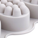 4 Cavity Massage Bar Silicone Mold DIY Fondant Chocolate Soap Mouss Mould TrayME