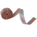 5M 1.27mm 20P Cable Rainbow Flat Line Support Wire Soldered Cable Connector  Gn