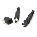 5Set Male+Female 5.5*2.1mm DC Power Connector DC-005 Power Socket Plug Jack  Z