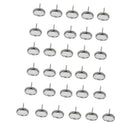 25pcs Diamante Sofa Headboard Upholstery Nails Buttons Tacks Stud Pins 20mm