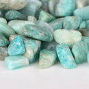 100g 7-11mm DIY Natural Amazonite Stones Mineral Specimens Crystal Stone A
