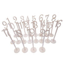 1-20 Wedding Table Number Holder Basic for Wedding Home Decoration Pack of