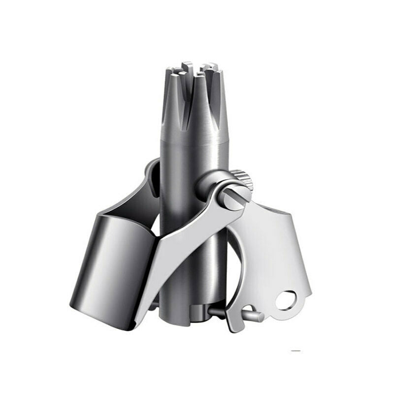 Manual Nose Ear Hair Trimmer Stainless Steel Travel Fingernail Clipper Portable