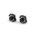 20pcs 2 pins Middle Feet 6*6*5mm Switch Tactile Push Button Switches Gn