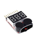 RC Lipo Battery Low Voltage 1-8S Buzzer Indicator Checker Tester LE Alarm D S0C8