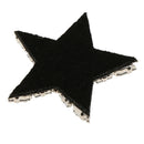 Star Glass Beaded Rhinestone Patch Embroidery Sew on Applique Clothes Decor