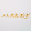 150pcs/set Wire Cable Connector Crimp Ring Terminal Electrical Non-insulated Kit