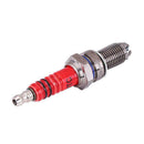 3pcs D8TC 3 Electrode Spark Plug, Racing Spark Plug with 3 Electrode for CG
