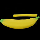 Novelty Silicone Portable Banana Pencil Case Bag Coin Purse School Supplies
