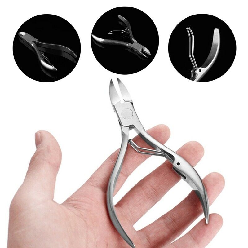 Stainless Steel Cuticle Nipper Plier Cutter Toenail Clippers Nail Art Clipp A1E5