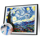 Painting By Numbers Kit DIY Starry Sky Digital Canvas Wall Art Home Decor