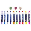 Hair Chalk Set for Girls, 10 Piece Temporary Hair Chalks Color, Great as Face