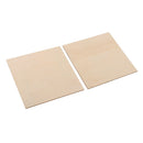 10Pc Square MDF Unfinished Wood Pieces Blank Plaque for DIY Pyrography 100mm