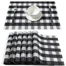 Placemats, Table Mats,Placemat Set of 6 Non-Slip Washable Place Mats,Heat R