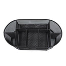 Multifunctional 9 Components Table Metal Desktop Storage Box (Black)