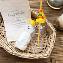 250ml Cute Bear Leakproof With Lid Straw Cup Home Travel Water Bottle Cartoon