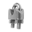 6pcs 8mm 5/16-inch Stainless Steel Wire Rope Cable Clamp Clips