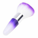 1pc Colorful Pro Nail Art Dust Cleaner Face Blush Brush Makeup Cosmetic Too H6E2