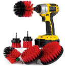 6 Pcs /Set Power Scrubber Brush Drill Brush Clean For Bathroom Surfaces Tub