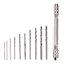 0.5-3.2mm Mini Manual Aluminum Hand Drill Chuck Twsit Micro Drill Bit Tool